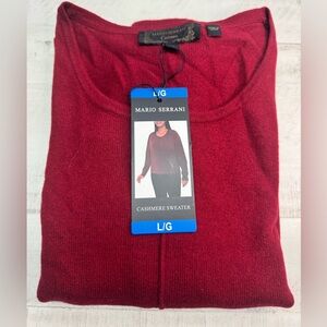 Mario serrani 100% cashmere sweater nwt